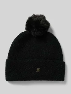 Czapka beanie z dodatkiem wełny i wełny z alpaki - Czapki damskie - miniaturka - grafika 1