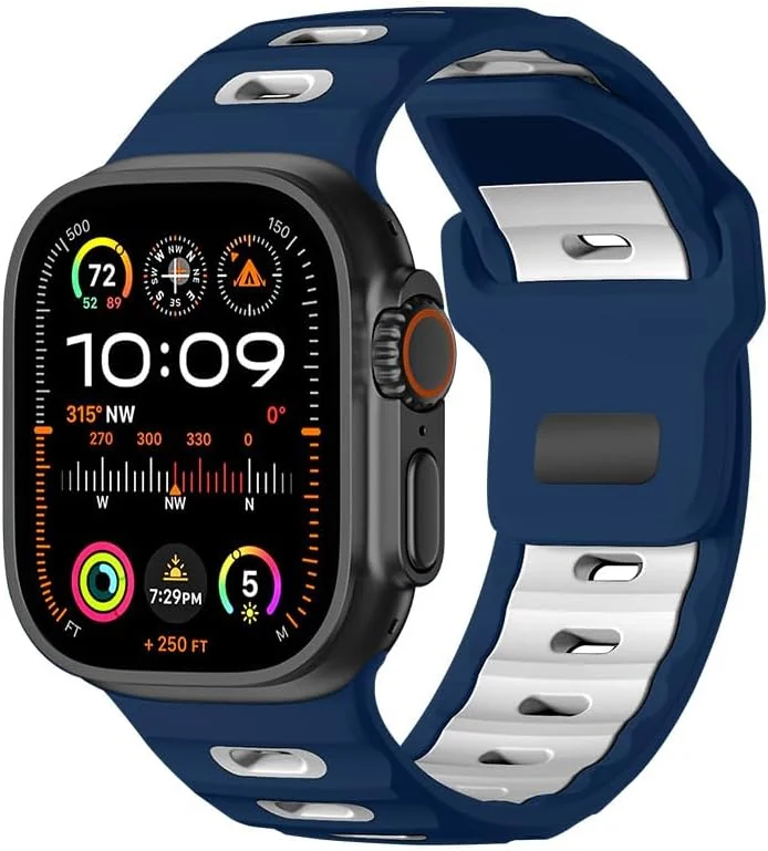 PASEK SILIKONOWY 42MM 44MM 45MM 46MM 49MM SPORTOWY WYGODNY TRWAŁY
