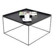 Ławy i stoliki kawowe - Czarny stolik kawowy w stylu industrialnym - Diros 3X - miniaturka - grafika 1