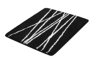 Dywaniki łazienkowe - Kleine Wolke Dywanik łazienkowy Tira 55x65 cm czarny - miniaturka - grafika 1