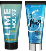Balsamy i kremy do opalania - Soleo Lime Mousse + So Moist Po Opalaniu Gratis - miniaturka - grafika 1