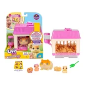 Zabawki interaktywne dla dzieci - Little Live Pets. Mama surprise mini Chomiczek - Cobi - miniaturka - grafika 1