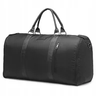 Torby męskie - PUCCINI Torba Podróżna Pokrowiec na Odzież Garment Bag Czarna TD246-1 - miniaturka - grafika 1