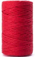 Artykuły masarskie - Nici wędliniarskie / przędza 100g kolor czerwony - miniaturka - grafika 1
