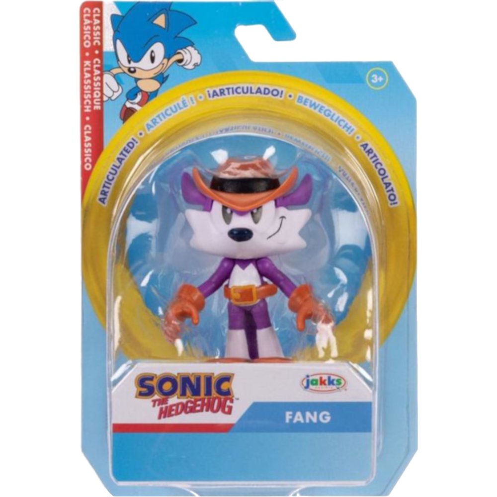 SONIC THE HEDGEHOG JAKKS PACIFIC ORYGINALNA RUCHOMA FIGURKA CLASSIC FANG