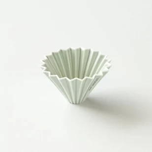 ORIGAMI Ceramiczny Origami Dripper S Zielony matowy 99311440 - Zaparzacze i kawiarki - miniaturka - grafika 1