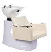 Myjki fryzjerskie - Myjnia fryzjerska MILO BH-8025 kremowa - miniaturka - grafika 1