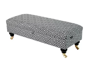 Kufer tapicerowany skrzynia QM-7 55cm EMRAWOOD Fendy 01 - Ławki do przedpokoju - miniaturka - grafika 1