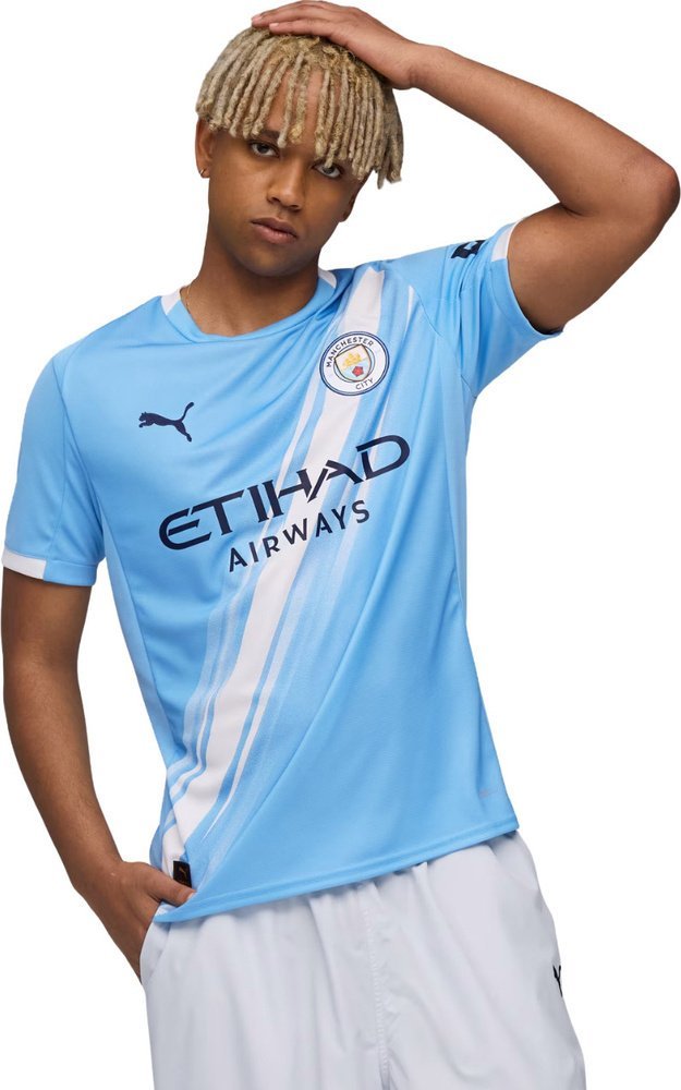Puma Koszulka męska Puma MCFC Home Jersey Replica błękitna 780338 01 2XL