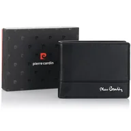 Portfele - Nieduży elegancki portfel męski YS605 323 z RFID - czarny - miniaturka - grafika 1