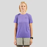 Koszulki sportowe damskie - Koszulka damska Odlo ESSENTIAL SEAMLESS T-shirt crew neck l/s - miniaturka - grafika 1