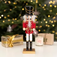 Ozdoby bożonarodzeniowe - Figurka NUTCRACKER dziadek do orzechów 30 cm HOMLA - miniaturka - grafika 1