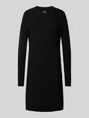 Sukienki - Sukienka z dzianiny o luźnym kroju z prążkowaną fakturą model ‘ELLEN’ - miniaturka - grafika 1