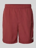 Spodenki męskie - Spodenki kąpielowe z nadrukiem z logo - miniaturka - grafika 1