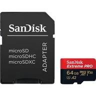Karty pamięci - SANDISK Extreme PRO microSDXC 64GB - miniaturka - grafika 1