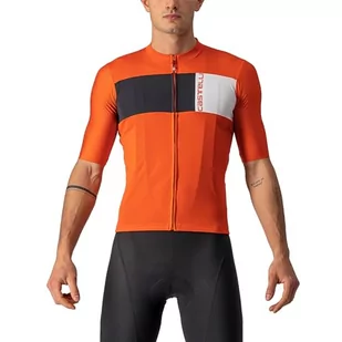 CASTELLI 4522023-656 PROLOGO 7 Jersey bluza męska ognista czerwona/jasna czerń-kość 3XL, Feuriger Rot/Helles Schwarz-ivory, 3XL - Bluzy męskie - miniaturka - grafika 1