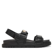 Sandały damskie - Sandały MEXX EO-MX/020C-HY Czarny - miniaturka - grafika 1