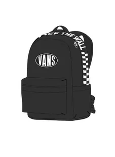 Plecak młodzieżowy Vans Old Skool Backpack - black / white - Plecaki - miniaturka - grafika 1