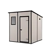 Altany ogrodowe - Domek narzędziowy KETER Manor Pent 6X6 Beżowy 183,5 x 185 x 200,5 cm - miniaturka - grafika 1