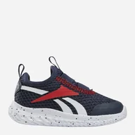 Buty dla chłopców - Buty sportowe chłopięce do biegania Reebok Rush Runner Slip-on 100206745 25 (8UK) Ciemnogranatowe (1200143781180) - miniaturka - grafika 1
