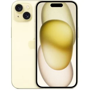 Apple iPhone 15 5G 512GB Dual Sim Żółty - Telefony komórkowe - miniaturka - grafika 1