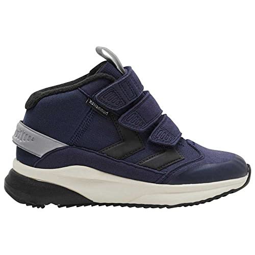 hummel Reach Zero Mid Jr, Buty dziecięce Unisex, niebieski, 36 EU