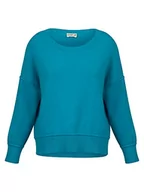 Swetry damskie - ApartFashion Sweter damski, turkusowy, 40 - miniaturka - grafika 1