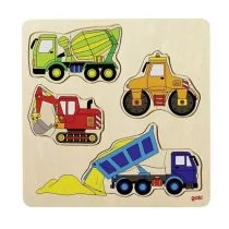 Goki maszyny budowlane 57901 - Układanki dla dzieci - miniaturka - grafika 2