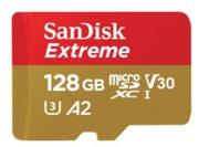 Karty pamięci - SANDISK microSDXC Extreme 128GB + Adapter - miniaturka - grafika 1