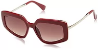 Okulary przeciwsłoneczne - MaxMara Okulary damskie, Shiny Red, 55/17/140 - miniaturka - grafika 1