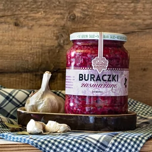 Buraczki Zasmażane Domowe 660G - Schronisko Bukowina - Szybkie dania obiadowe - miniaturka - grafika 1