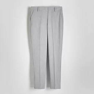 Spodnie damskie - Reserved - Cygaretki z wiskozą - Jasny szary - grafika 1