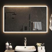 Lustra - vidaXL Lustro łazienkowe z LED, 60x100 cm - miniaturka - grafika 1