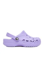 Buty dla dziewczynek - Crocs Klapki BAYA CLOG KIDS 207013-5PY Fioletowy - miniaturka - grafika 1