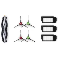 Akcesoria do robotów sprzątających - ECOVACS Zestaw akcesoriów do odkurzacza robota i mopa Combo (zapasowe szczotki i filtry) do Deebot Omni (czarny) Turbo X1 Plus, biały/bogaty ogród - miniaturka - grafika 1