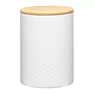 Pojemniki kuchenne - Pojemnik kuchenny Tuvo z bambusową pokrywką biały 1,1 l AMBITION - miniaturka - grafika 1