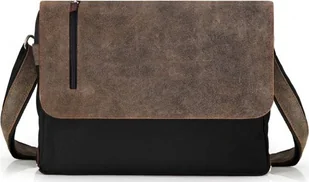 Solome BRĄZOWA TORBA LISTONOSZKA NA RAMIĘ SOLOME NEWBRIDGE - Teczki i aktówki - miniaturka - grafika 1