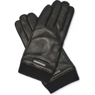 Rękawiczki - Calvin Klein Skórzane rękawiczki do smartfona - miniaturka - grafika 1