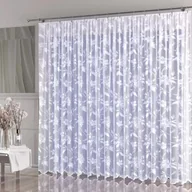 Firany - Firanka żakardowa gotowa Islia na taśmie 500x250 cm biała - miniaturka - grafika 1