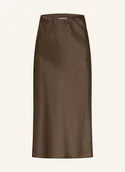 Spódnice - Comma Spódnica Satynowa braun - miniaturka - grafika 1