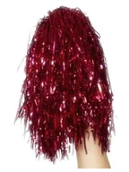 Moda i Uroda OUTLET - Smiffys Smiffys pompony, cheerleader, czerwone pompony, na imprezę 24177 - miniaturka - grafika 1