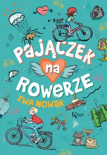 Greg Pajączek na rowerze Ewa Nowak - Lektury szkoła podstawowa - miniaturka - grafika 1