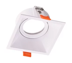 Oprawa wpuszczana EYE 1xGU10/25W/230V kwadrat biały - Oprawy, klosze i abażury - miniaturka - grafika 1