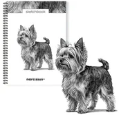Szkolne artykuły papiernicze - Szkicownik A4/50K na spirali - Pies - miniaturka - grafika 1