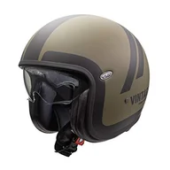 Kaski motocyklowe - PREMIER HELMET VINTAGE DO MILITARY GREEN BM, MILITARY GREEN/BLACK, XS - miniaturka - grafika 1