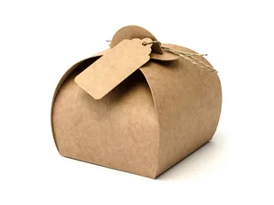 Party Deco Pudełeczka dla gości z zawieszkami 10 szt PUDP20 - Gadżety na imprezę - miniaturka - grafika 1