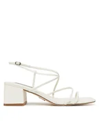 Sandały damskie - Steve Madden Sandały Remmi SM11003296 Biały - miniaturka - grafika 1