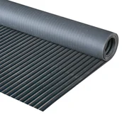 Pozostałe wyposażenie warsztatu - PARTNER B2B Wykładzina przemysłowa z szerokimi rowkami - rolka 10 m S 4 - tl. 6 mm,černá - miniaturka - grafika 1