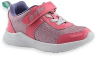 Buty dla dziewczynek - Błyszczące lekkie buty sportowe dla dziewczynki Bartek 8700515 Różowe - miniaturka - grafika 1