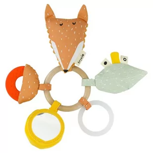 Trixie Baby Trixie Baby - Mr. Fox  Aktywizująca Sensoryczna Zabawka - Grzechotki dla dzieci - miniaturka - grafika 1